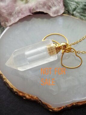 🎁 FREE WITH PURCHASE - NOT FOR SALE (see description) Crystal Quartz Necklace